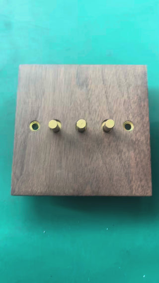 natural wood light switch demo video
