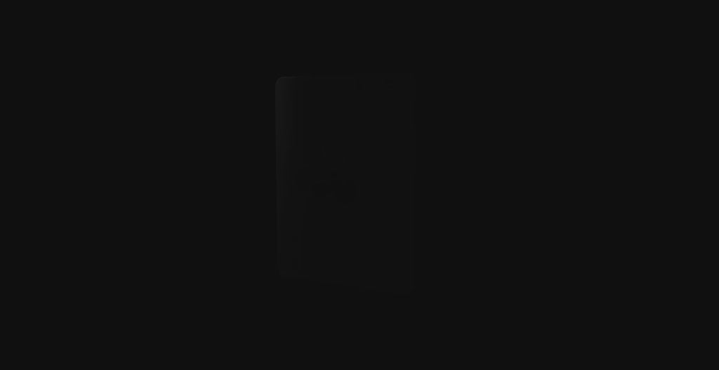 matte white metal light switch demo video