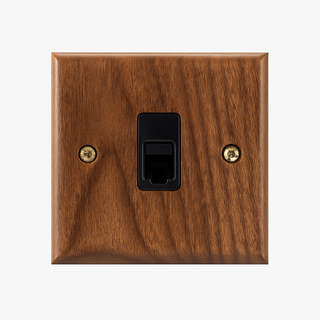 Natural Wood ethernet socket