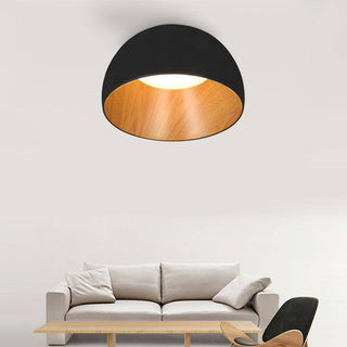 Indoor LED Ceiling Light – Wood Metal Lamp With Adjustable Lighting Modes