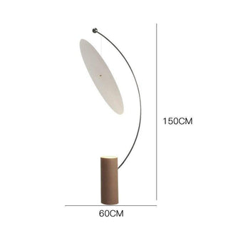 Scandinavian Floor Lamp – LED Stained Glass Lighting Fixture | Modern Minimalist Design