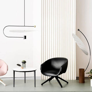 Scandinavian Floor Lamp – LED Stained Glass Lighting Fixture | Modern Minimalist Design