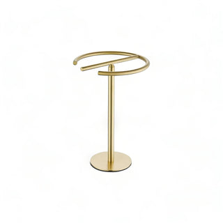 stainless steel rust resistant space saving bathroom towel rack close-up