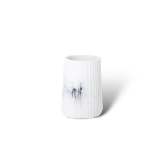 sandstone marble look bathroom accessories set bevelled groove design detail