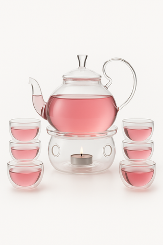 Double-wall drinking glasses, 800 ml