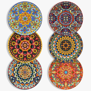Floral ceramic dinnerware set