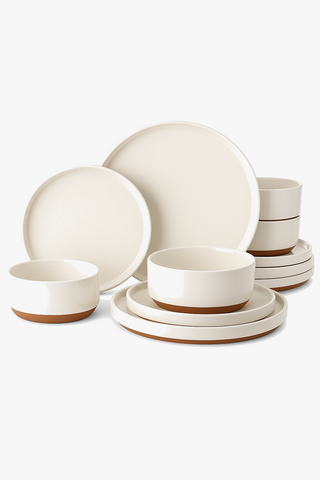 Embossed porcelain dinnerware set