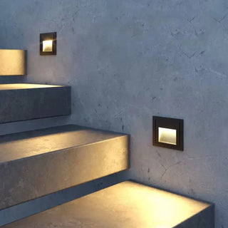 CARO External Staircase Spotlight – Square or Round Step Recessed Light