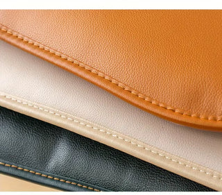square faux leather chair cushion