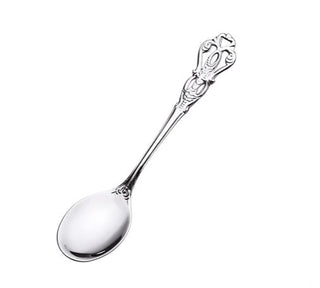 royal spoons forks gold stainless steel flatware elegant dining utensils set view
