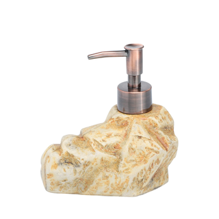 stone look ceramic soap dispenser