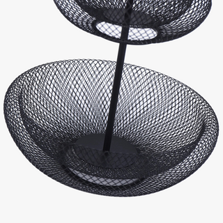 Wrought iron tiered fruit stand