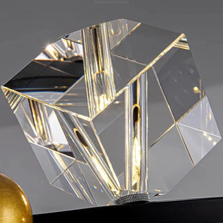 GILDING Luxurious Crystal Ring Ceiling Light – view 6