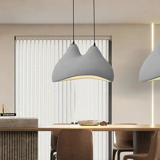 GOUSA Artistic White Organic Ceiling Light – view 1
