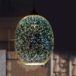 Shimmering pendant lamp, artistic chic interior ceiling hanging light