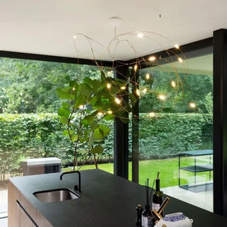 LIFETOP Artistic LED Luminous Filament Ceiling Light – view 2
