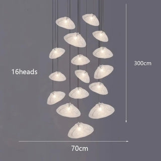 Suspension moderne – Luminaire Galet flottant avec éclairage doux et diffus