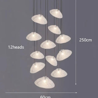 Suspension moderne – Luminaire Galet flottant avec éclairage doux et diffus