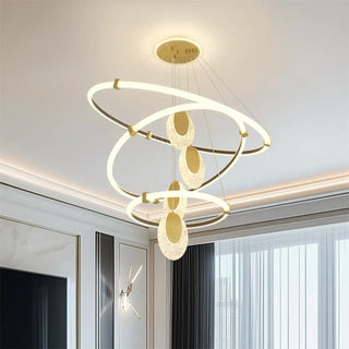 PILA Artistic LED Spiral Gilded Pendant – view 1