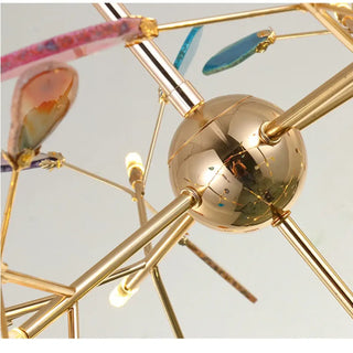 AGATY Artistic Colored Glass Modern Style Ceiling Light – view 3