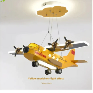 AERYN Airplane Wings Child Gray Design Ceiling Light – view 4