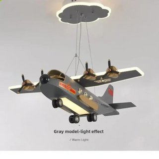 AERYN Airplane Wings Child Gray Design Ceiling Light – view 3