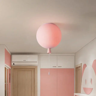 Playful colorful balloon pendant lamp, kids bedroom ceiling hanging light
