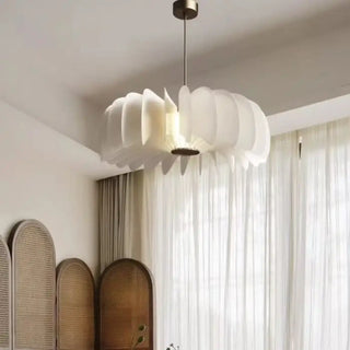 BETI White Sculpted Petal Design Ceiling Light – view 4