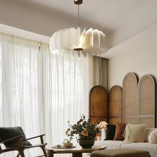 BETI White Sculpted Petal Design Ceiling Light – view 3