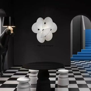 CICLA White Sculptural Winged Modern Chic Ceiling Light – view 2