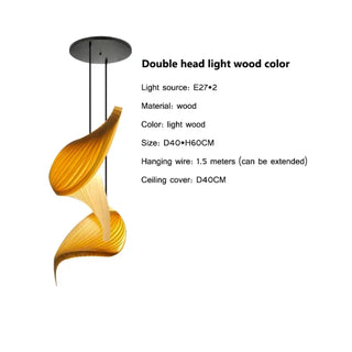 GANI White Sculptural Organic Ceiling Light – view 5