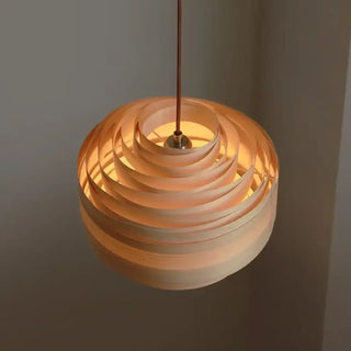 CLOBUS Handcrafted Wood with Soft Light Ceiling Light – view 2