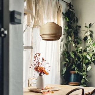 CLOBUS Handcrafted Wood with Soft Light Ceiling Light – view 6