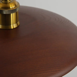 NANIMA Natural Wood Slat Round Minimalist Ceiling Light – view 6