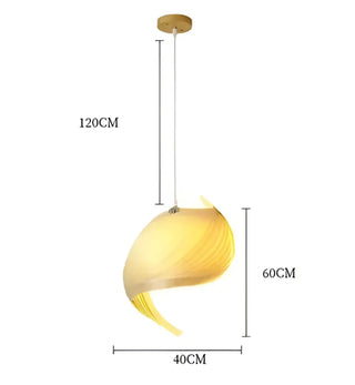 Handcrafted twisted wood pendant light, organic sculptural hanging ceiling lamp