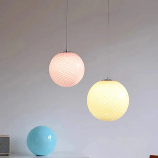 LONGOPO Soft Contemporary Glass Ball Ceiling Light – view 2
