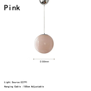 LONGOPO Soft Contemporary Glass Ball Ceiling Light – view 9