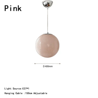 LONGOPO Soft Contemporary Glass Ball Ceiling Light – view 6