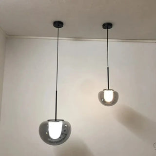 FUMIR Smoked Glass Ball Modern Ceiling Light – view 1