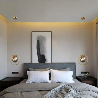 FUMI Smoked Glass Ball Ceiling Light – view 2
