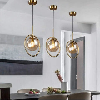 FUMI Smoked Glass Ball Ceiling Light – view 3