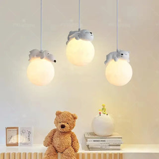 MINIO LED Polar Animals Children's Bedroom Ceiling Light – view 7