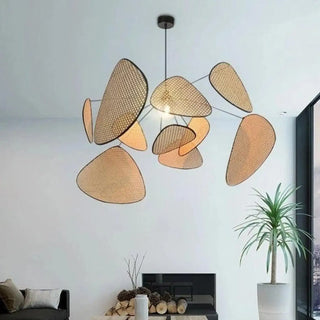 CANNAGE Natural Cane Ceiling Light – view 4