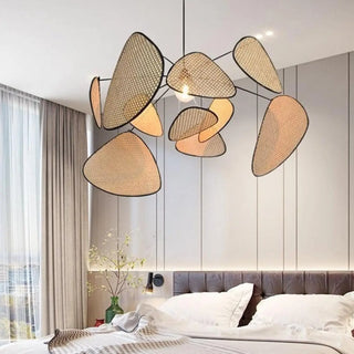 CANNAGE Natural Cane Ceiling Light – view 1