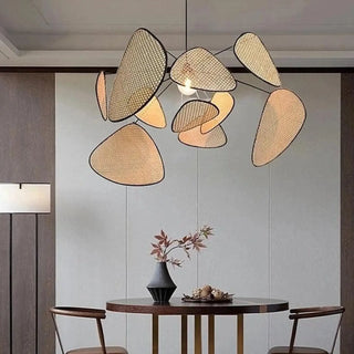 CANNAGE Natural Cane Ceiling Light – view 2