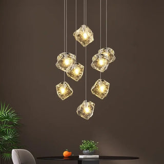 LULY Transparent Glowing Ball Cascade Ceiling Light – view 3