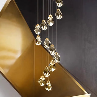 CASCRI Cascade Crystal Staircase Ceiling Light – view 6