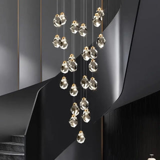 CASCRI Cascade Crystal Staircase Ceiling Light – view 5