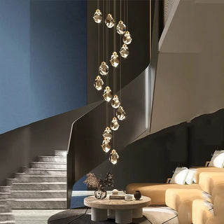 CASCRI Cascade Crystal Staircase Ceiling Light – view 3