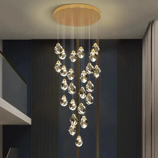 CASCRI Cascade Crystal Staircase Ceiling Light – view 1